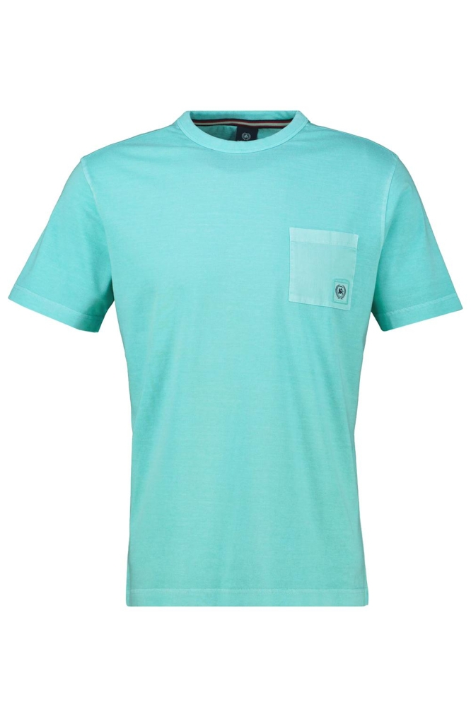 T SHIRT MET BORSTZAK 2543036 456 COASTAL BLUE